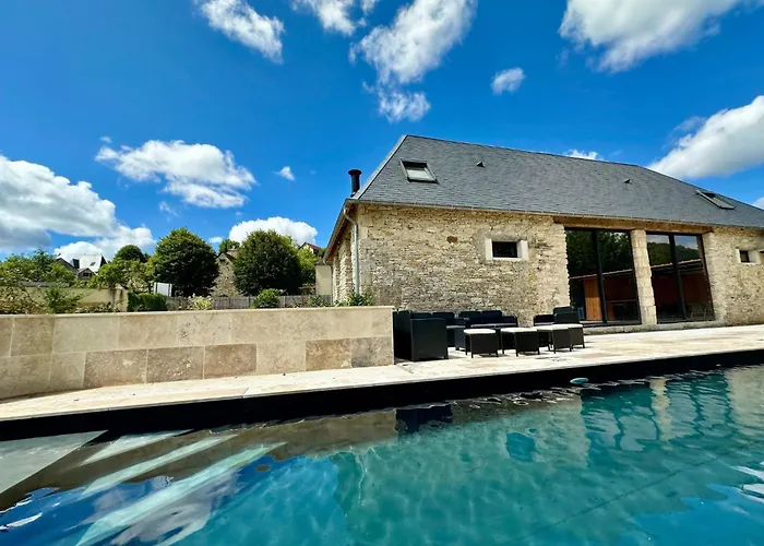 Luceo Perigord - Dordogne 8pers Piscine Clim By Interhome بيت للعطل